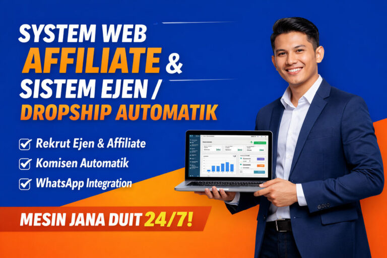 Custom Affiliate System Malaysia | Servis Bina Sistem Affiliate Mengikut Keperluan